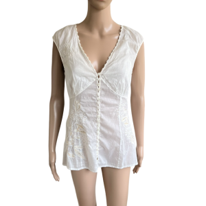Marc Cain mouwloze blouse maat 38