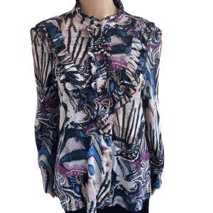 Comma, blouse paars maat 44