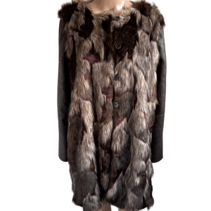 La Fée Maraboutée fake fur jas maat 40